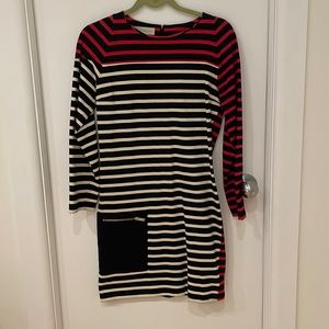 Stella McCartney dress, striped pattern, size 42.